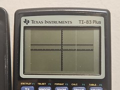 TI-83 Plus Texas Instruments Graphing Calculator w Battery Cover SMALL LINE