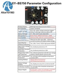 900W 1500W 3000W Adjustable Boost Module Audio Amplifier Dedicated Power Supply