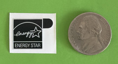 1 Piece of Energy Star Laptop/PC Sticker Logo Decal Badge 15mm x 15mm