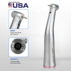 Dental 1:5 Electric Fiber Optic Contra Angle Handpiece Increasing USA