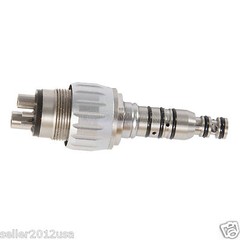5 Packs Dental High Speed Handpiece Spray with 4 Holes Quick Coupler Swivel