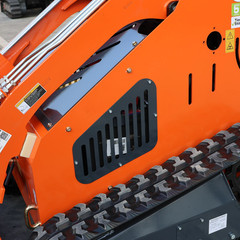 Upgraded Mini Skid Steer 24HP Twin cylinder Tracked Loader Three-stage Pump