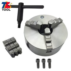 3″K11-80 Self-centering Lathe Drilling Part 80mm 3 Jaw Lathe Chuck Manual Chuck