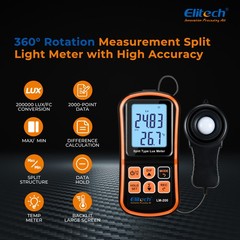 Elitech SMG-1H Refrigeration HVAC Digital Pressure Gauge Single Manifold Gauge