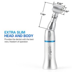 Joydental Dental Slow Low Speed Handpiece Contra Angle Push Button E-Type