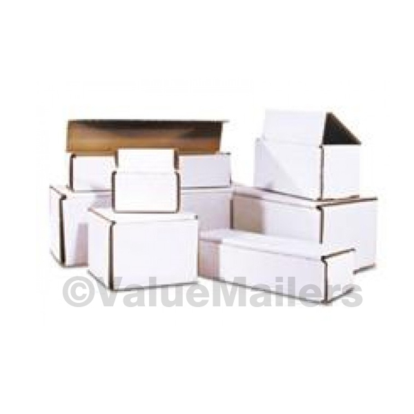 200 – 7 x 3 x 3 White Corrugated Shipping Mailer Packing Box Boxes