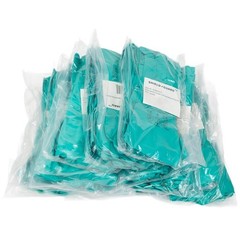 12 Pairs Green Chemical Resistant Diamond Textured Nitrile Gloves Industrial/2XL