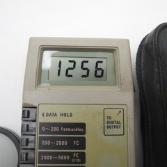 (2) vtg Illuminometer Watt Watcher & Sylvania Lux & Footcandles FX-200