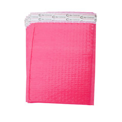 AirnDefense 500 #000 4X8″ Pink Poly Bubble Mailers Shipping Padded Envelope