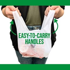 Small T-Shirt Carry-Out Bags, 7″ x 5″ x 15″ (2000 ct.)