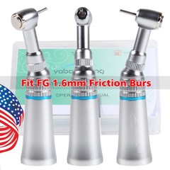 1-5*Dental Contra Angle handpiece Fit FG1.6mm Friction Bur /Air Motor 4 Hole Or