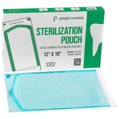 plastcareusa Self Seal Sterilization Pouch, 12″ x 19″, 200/Box