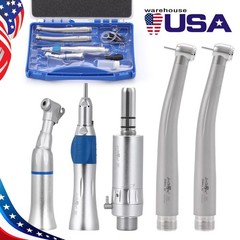 Dental PANA MAX High and Low Speed Handpiece Contra Angle Air Motor 2Holes