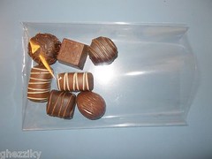 200 CLEAR POLY BAKERY CELLO CANDY BAG POLYPROPYLENE COOKIE FLAT POLY TREAT BAGS
