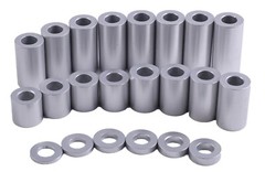 New Aluminum Spacer Bushing 3/4″ OD x 3/8″ ID–Fits M10 or 3/8″ Bolts