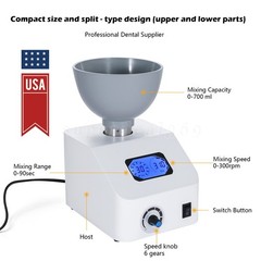 ALGINATE DENTAL MIXER LAB IMPRESSION MATERIAL 110V or 220V ne