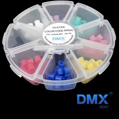 160Pc Dental Silicone Instrument Code Rings Autoclavable 135ºC 8 Color Hygienist