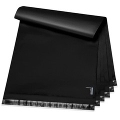 500 12×15.5 Poly Mailer Self Sealing Shipping Mailer Bags Black POLYSELLS