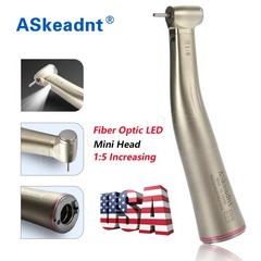 1:5 Contra Angle Electric Dental Handpiece Fiber Optic Mini Head ASKEADNT
