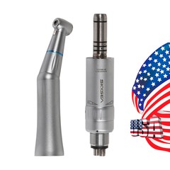 SKYSEA Dental Contra Angle Handpiece + E-type Air Motor Internal Cooling ##Zt