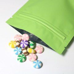 Different Sizes for 100 Flat Double-Sided Green Mylar QuickQlick™ Bags