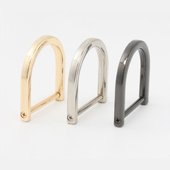 1/2/5/10pcs Alloy D-Ring 0.9cm – 3.8cm Metal Purse Frame Hardware Multi-Color