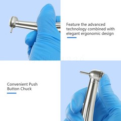 Dental High Speed Handpiece Small Mini Head Turbine 4 Hole Fit NSK
