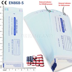 Self Sealing Sterilization Pouches Autoclave Pouch, Disposable Sterilizer Bags