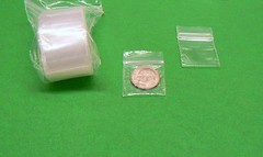 Square 1″ x 1″ Reclosable 2mil Zip Seal Lock Bags 300 Clear Mini 1×1 Baggies