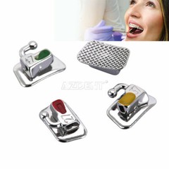 AZDENT Dental Orthodontic Bondable Buccal Tubes MBT/Roth 022 1st Molar Non-Conv