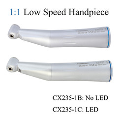 COXO Dental Slow Speed Contra Angle 1:1 1:5 6:1 10:1 Handpiece Air Motor 4Hole