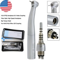 COXO Dental High Speed Handpiece Fiber Optic For KAVO MULTIflex Coupler 4 6 Hole