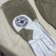 Honey Bee Vented Hand Glove Goat Skin Brown Short XSMALL 3 Layer Protection USA!