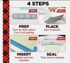 Scotch Thermal Laminating Pouches 3mil Letter Size 8.9×11.4in 200 sheets total