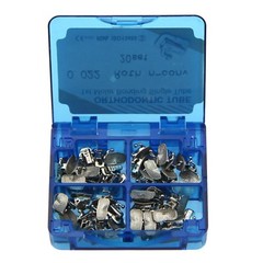 80pcs Dental Orthodontic Buccal Tubes 1st 2nd Molar MBT Roth 022 Bondable Mesh