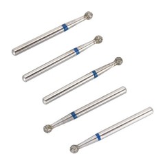 5pcs/pack AZDENT Dental FG Diamond Burs for High Speed Handpiece Friction Grip