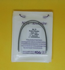 10Pcs/Pack Dental Super Elastic NITI Arch Wires Orthodontic Round Natural Form