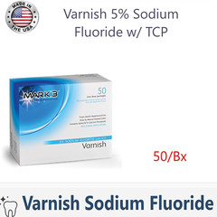 Duraflor Type Varnish 5% Sodium Fluoride with TCP Unidose 50/box, Made in USA