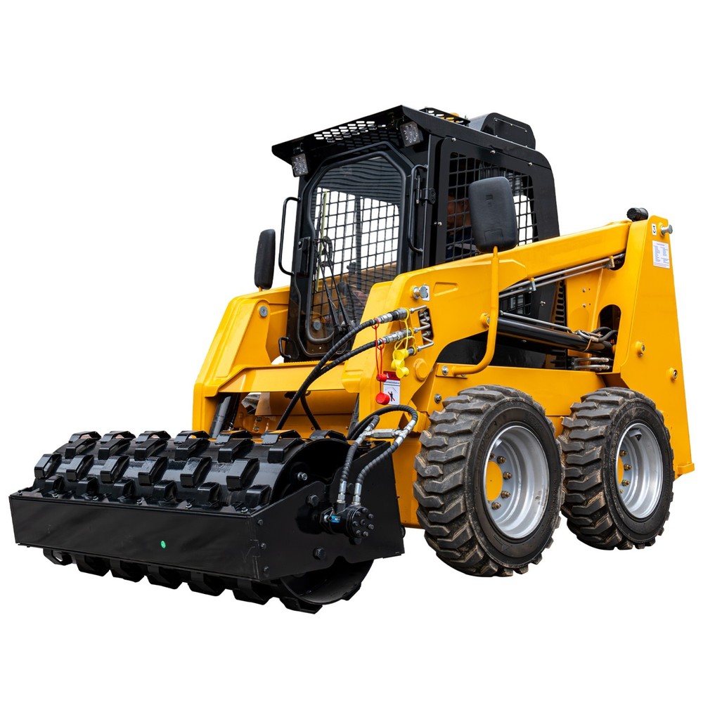 60″ Vibratory Sheepsfoot Roller Compactor for Bobcat Skid Steer | Soil Roller