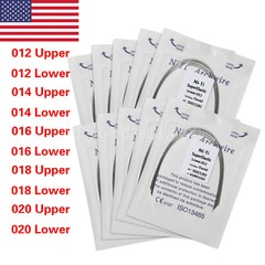 10pcs/pk Dental Orthodontic Niti Arch Wire Round Ovoid Form all size option