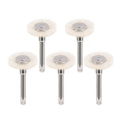 Dental Polishing Brush Wheels Goat Hair/Felt/Cotton Contra Angle RA Latch Type