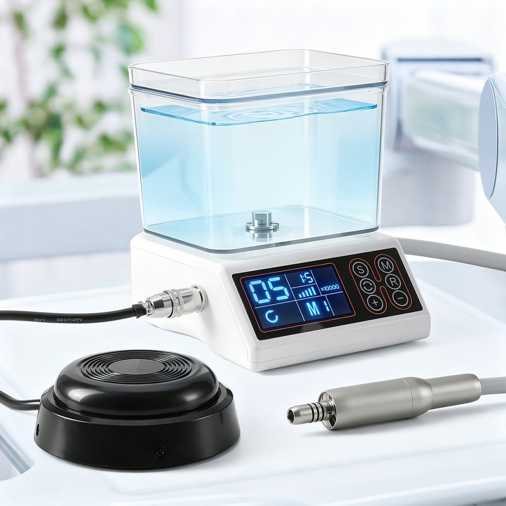 AZDENT Dental Brushless LED Electric Micro Motor Water Tank/1:1/1:5 Handpiece