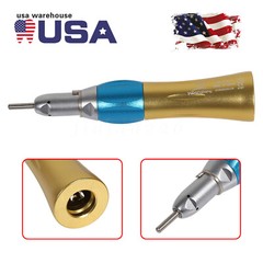 1-4 x NSK Style Dental Straight Nosecone Handpiece / Air Motor 4-Holes Slow Gold