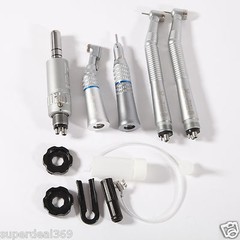 USA NSK Style Dental High & Low Speed Handpiece Kit Turbine 4Hole NEW MX
