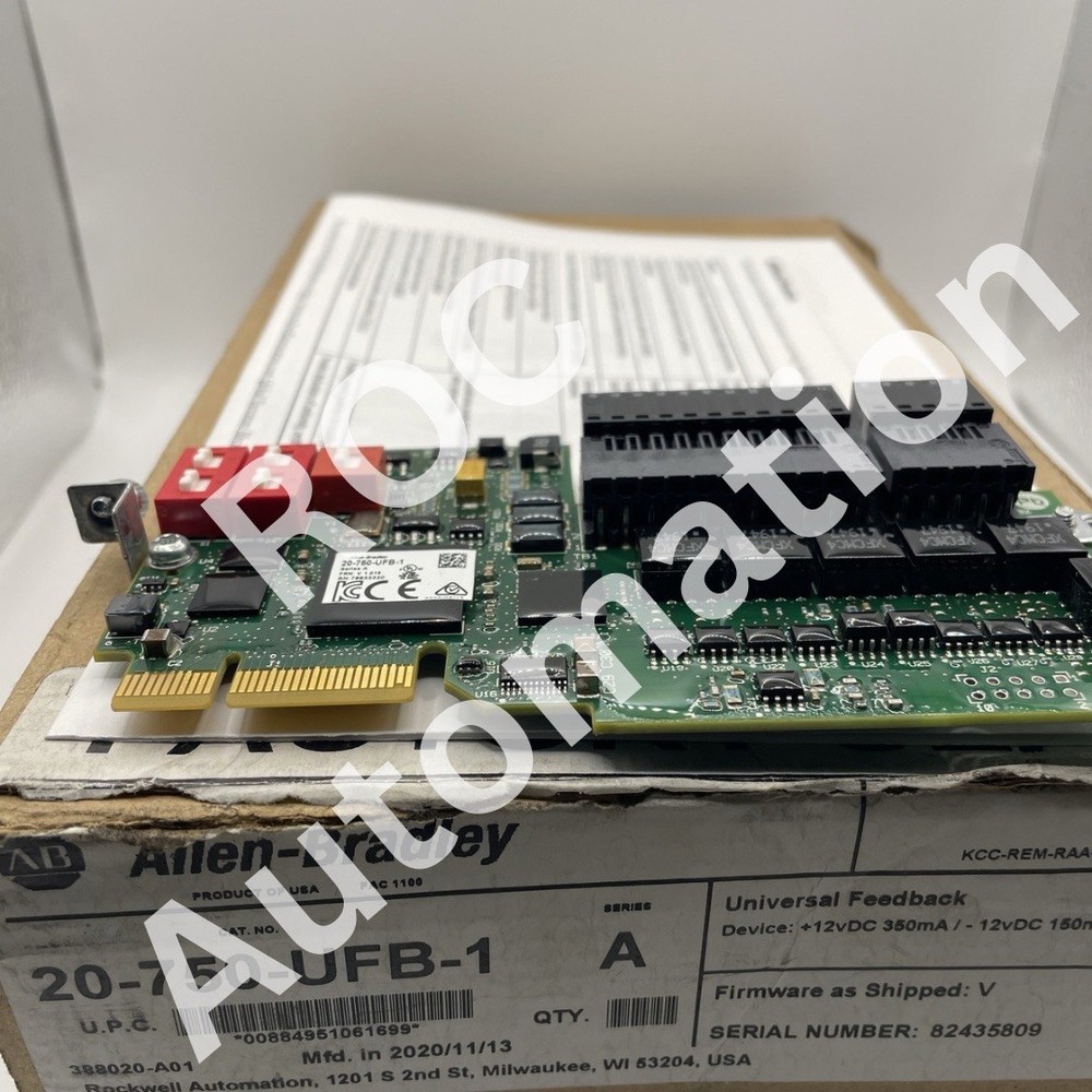 New Allen Bradley 20-750-UFB-1 /A PowerFlex 755 Universal Feedback Module