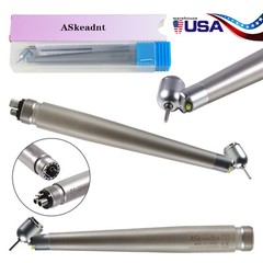 45° LED Light Dental PANA-MAX Push High Speed Handpiece Turbine 4/2H fo