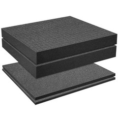 DECOHS 4 PCS Pick Apart Foam Insert- 2 Size Pick and Pluck Foam- Pluck Pre Cube