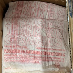 1000 T-Shirt Carry-Out Bags – 11.5″ x 6.5″ x 22″ NEW
