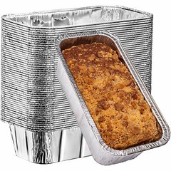 2 Lb Disposable Aluminum Loaf Pan With No Lids 100% recyclable 8.5″ X 4.5″ X2.5″