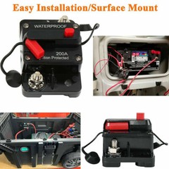 Waterproof Car Circuit Breaker Fuse Reset 30-300 Amp 12V-48V DC Car Boat Auto